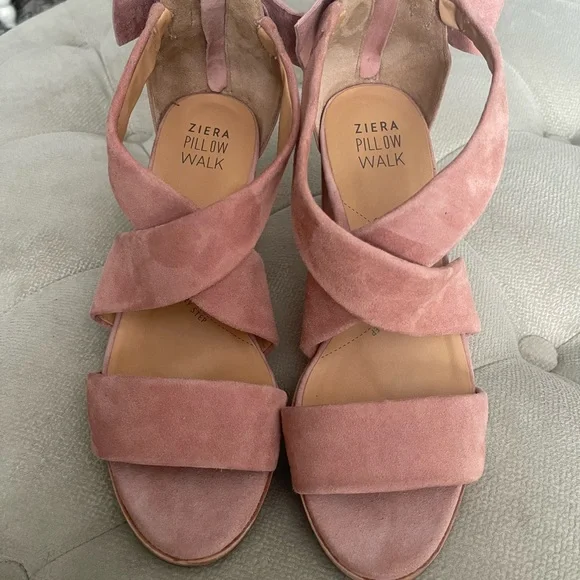 Ziera Shoes Ziera Pillow Walk Pink Heels Poshmark